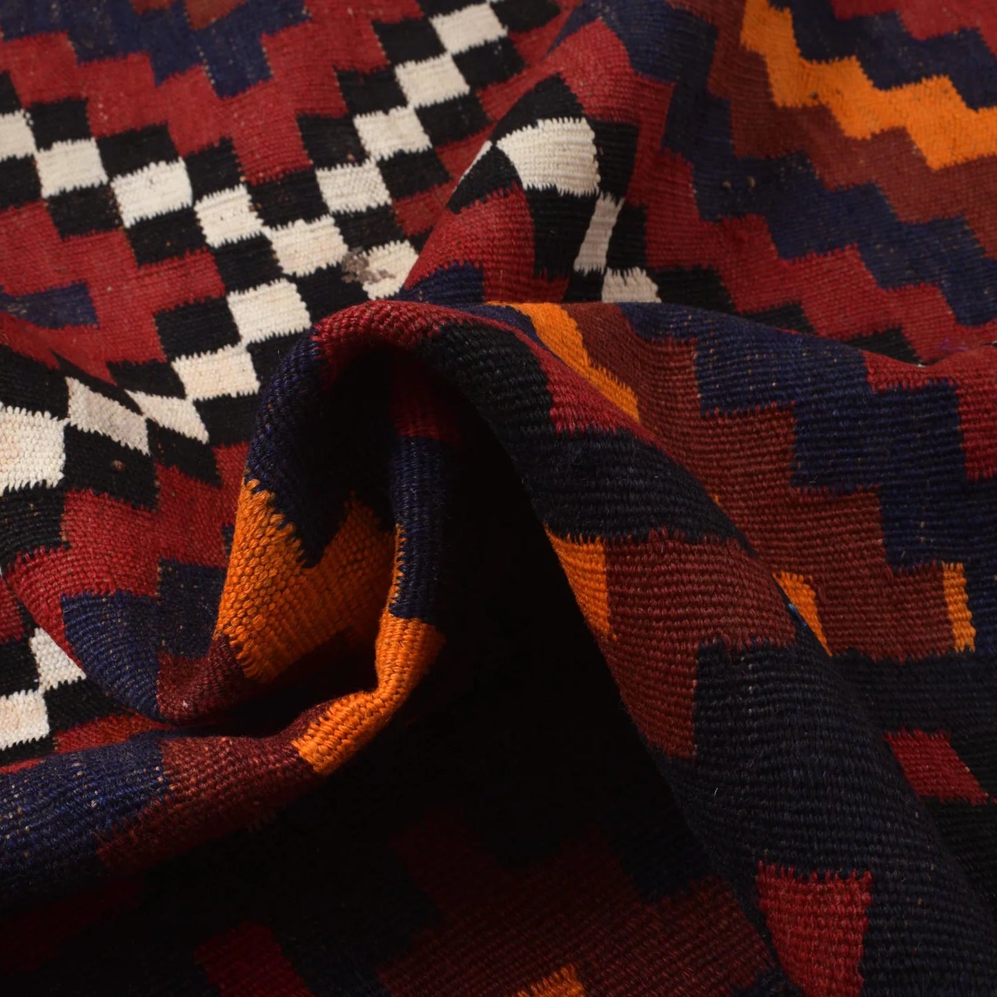 Multi Color Afghan Hand-Knotted Kilim (RK-4005)