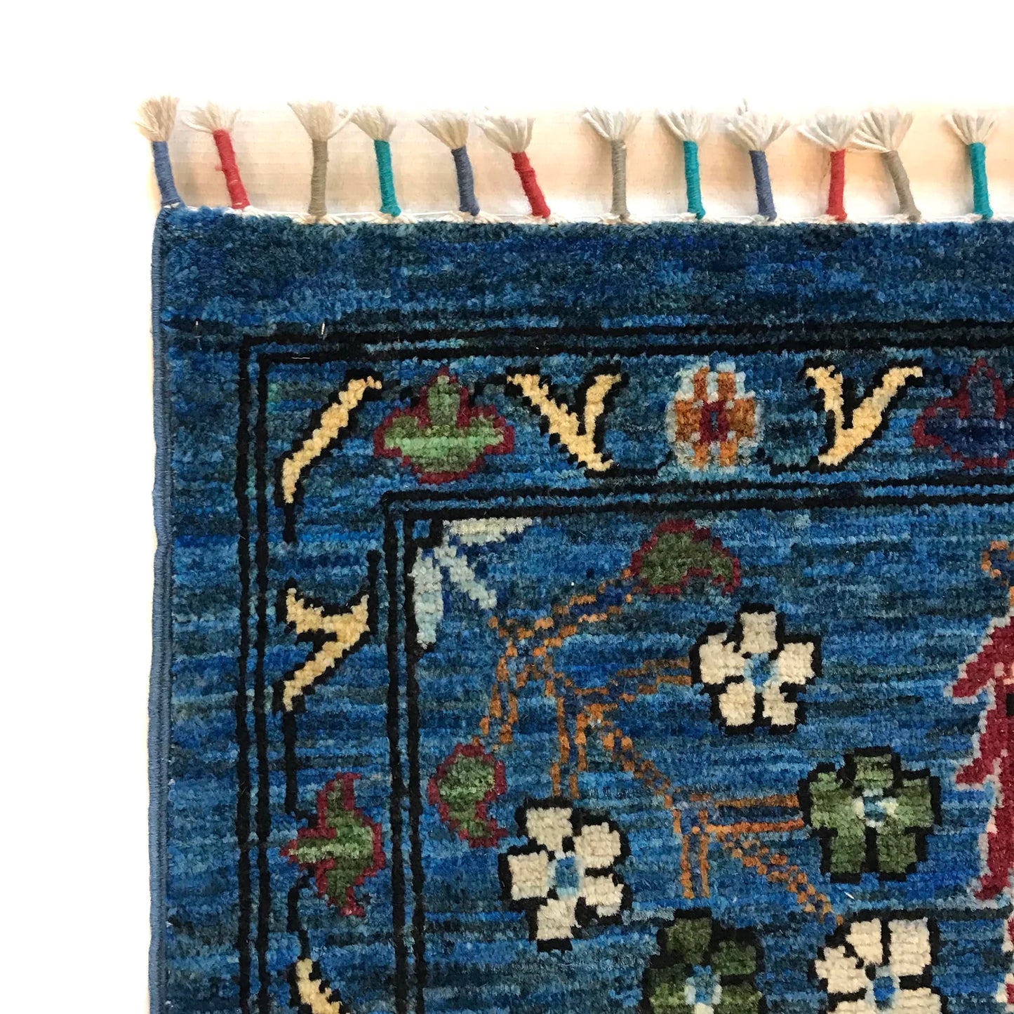 Blue Sultani Afgan Hand-knotted Rug (ST-701)