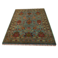 Blue Modern Sultani Afghan Hand-knotted Rug (ST-706)