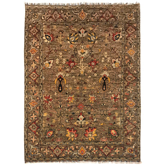 compare product Brown Modern Sultani Afghan Hand-knotted Rug (ST-714)