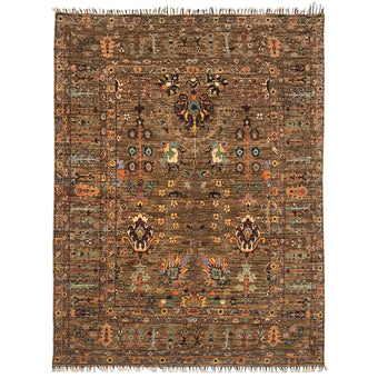compare product Grey Modern Sultani Afghan Hand-knotted Rug (ST-716)