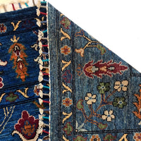 Blue Sultani Afgan Hand-knotted Rug (ST-701)