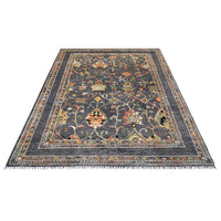 Blue Modern Sultani Afghan Hand-knotted Rug (ST-703)