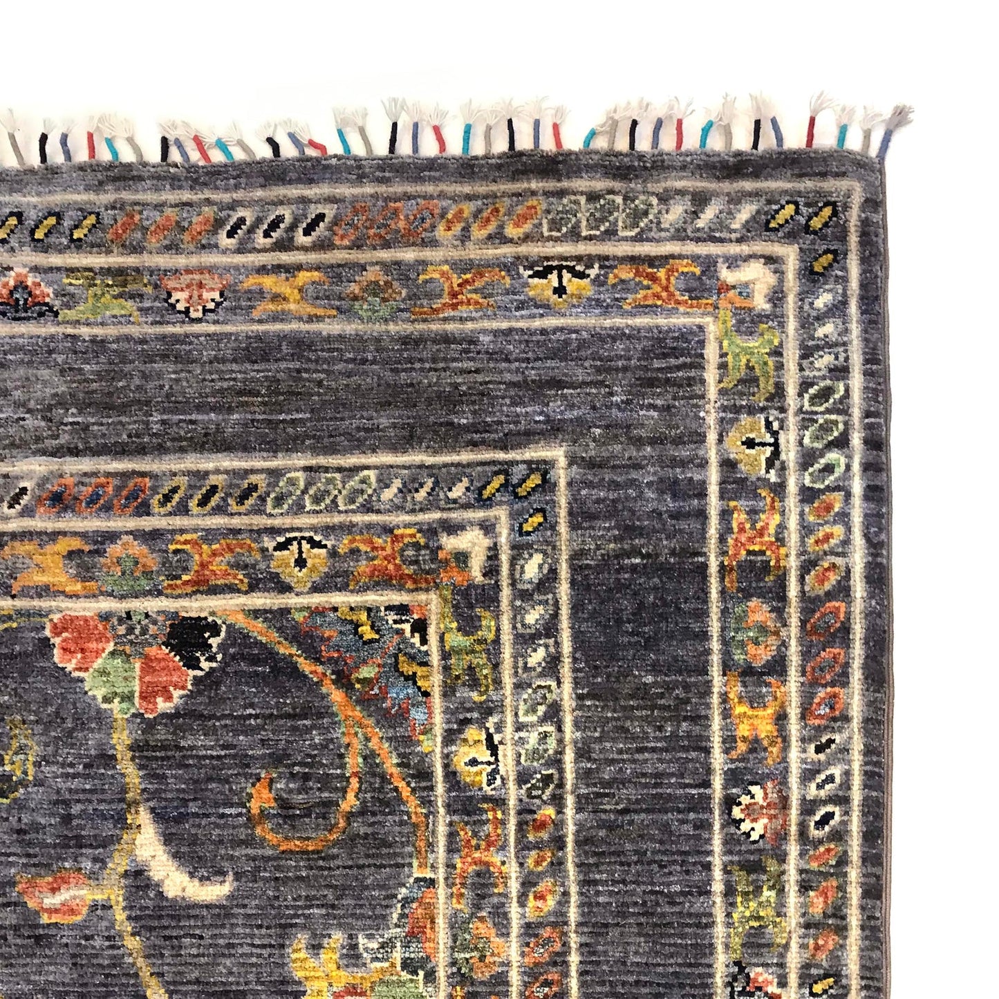 Blue Modern Sultani Afghan Hand-knotted Rug (ST-703)