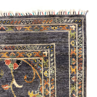 Blue Modern Sultani Afghan Hand-knotted Rug (ST-703)