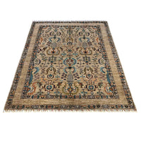 Multi Color Modern Sultani Afghan Hand-knotted Rug (ST-708)