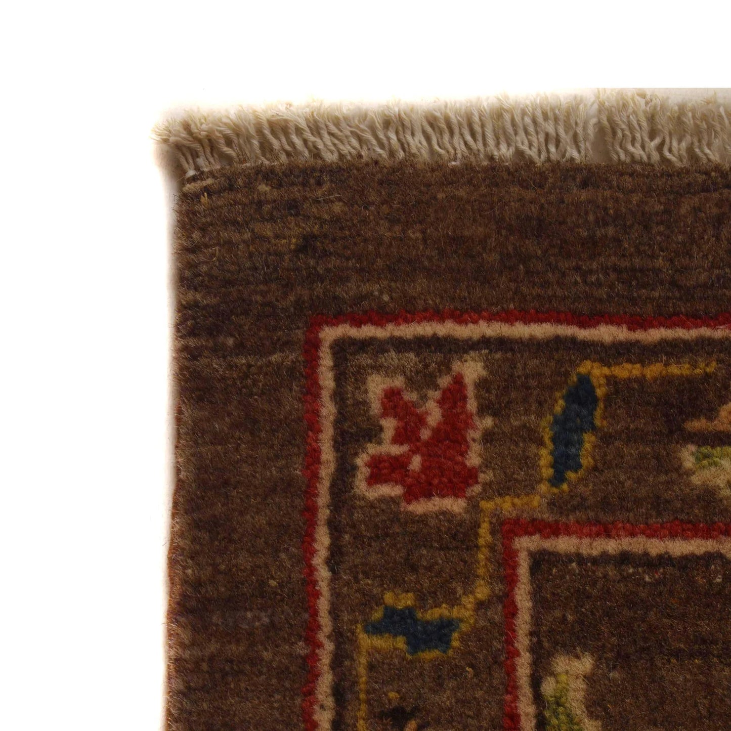 Brown Modern Sultani Afghan Hand-knotted Rug (ST-709)