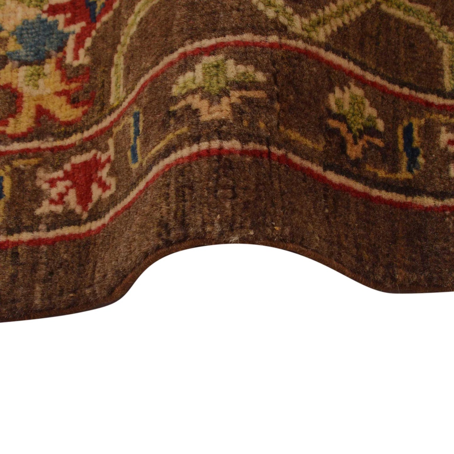 Brown Modern Sultani Afghan Hand-knotted Rug (ST-709)