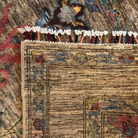 Grey Modern Sultani Afghan Hand-knotted Rug (ST-711)