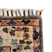 Grey Modern Sultani Afghan Hand-knotted Runner (ST-712)