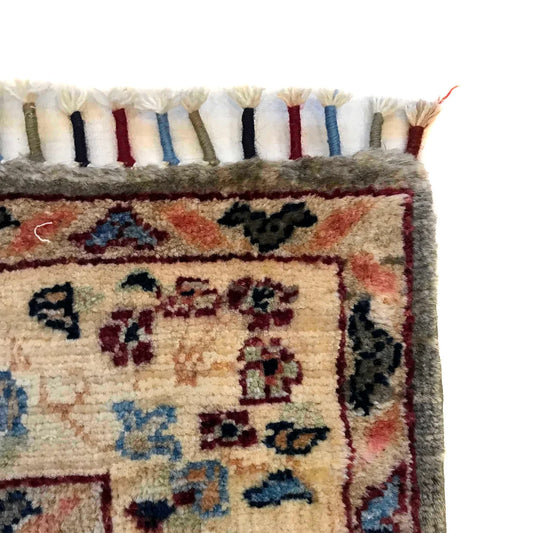Grey Modern Sultani Afghan Hand-knotted Runner (ST-712)