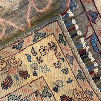 Grey Modern Sultani Afghan Hand-knotted Runner (ST-712)