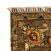 Brown Modern Sultani Afghan Hand-knotted Rug (ST-714)