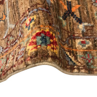 Grey Modern Sultani Afghan Hand-knotted Rug (ST-716)