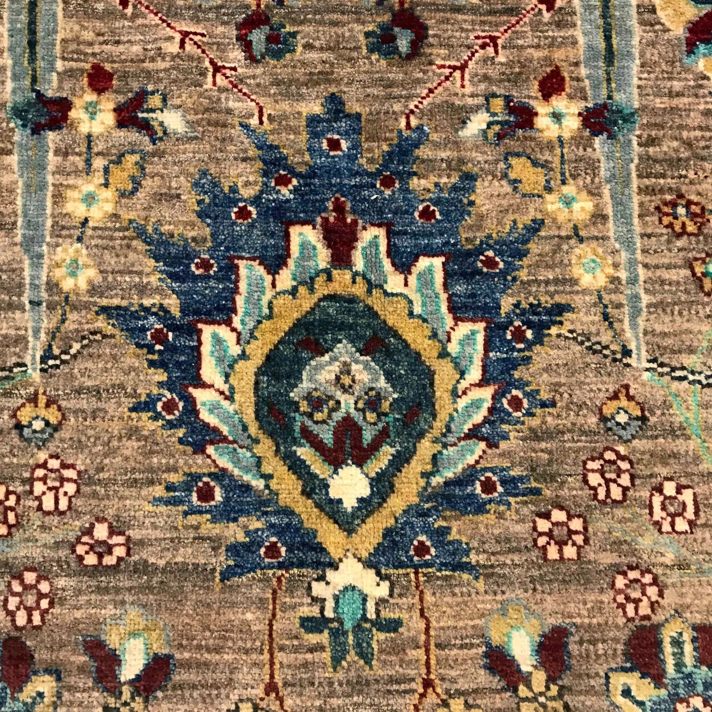Multi Color  Modern Sultani Afghan Hand-knotted Rug (ST-719)