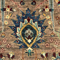 Multi Color  Modern Sultani Afghan Hand-knotted Rug (ST-719)