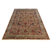 Grey Modern Sultani Afghan Hand-knotted Rug (ST-720)