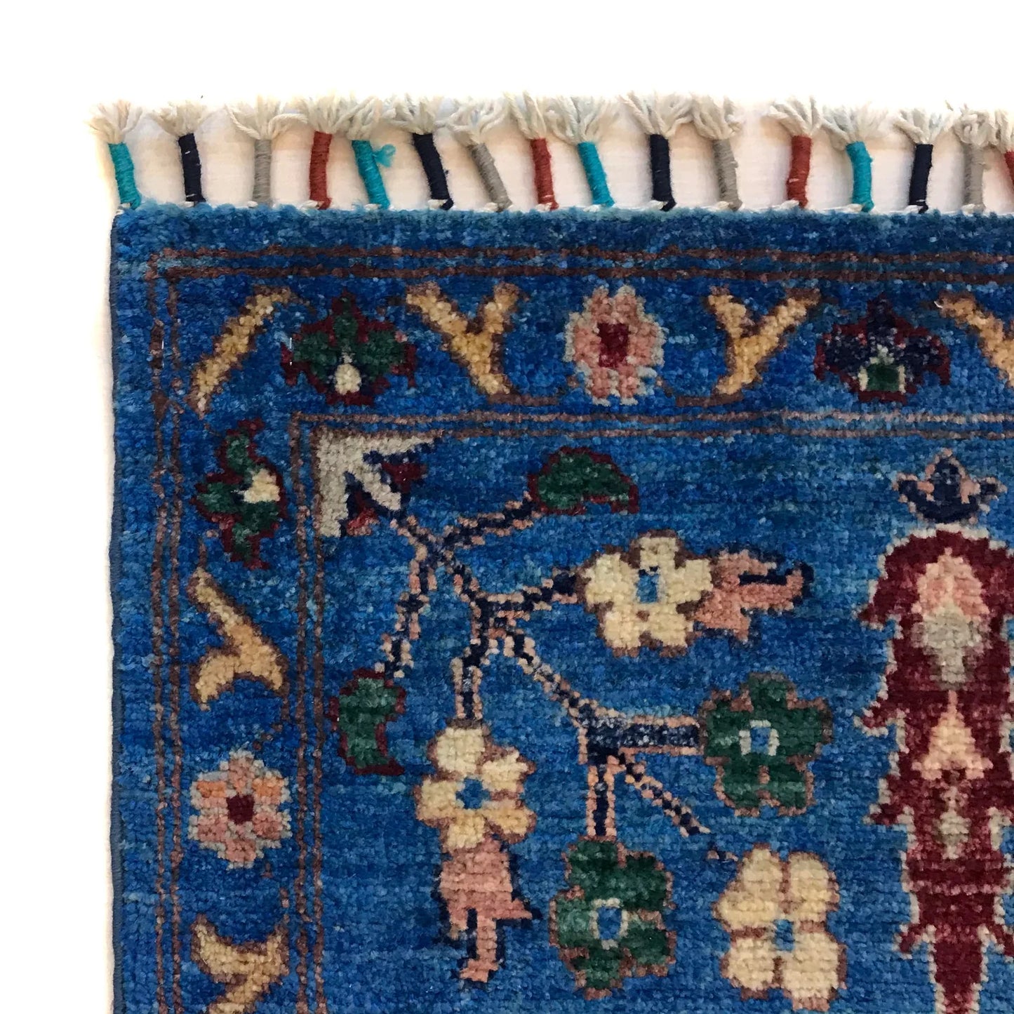 Blue  Modern Sultani Afghan Hand-knotted Rug (ST-724)
