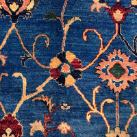 Blue  Modern Sultani Afghan Hand-knotted Rug (ST-724)