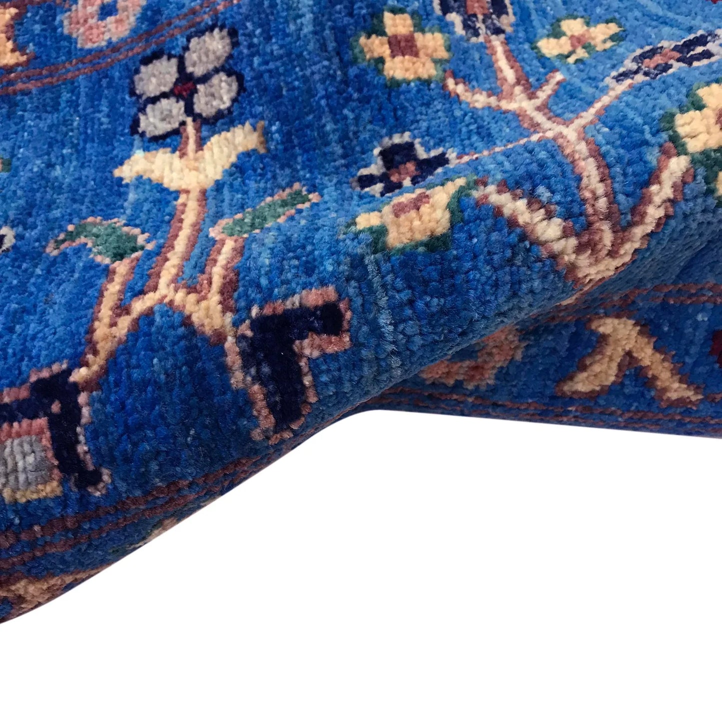 Blue  Modern Sultani Afghan Hand-knotted Rug (ST-724)