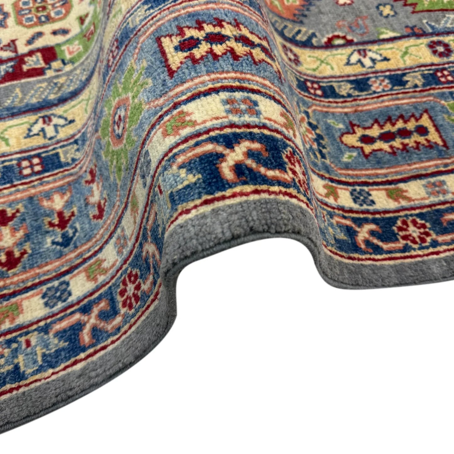 Multi Color Waziri Afghan Hand-knotted Rug (WZ-1601)