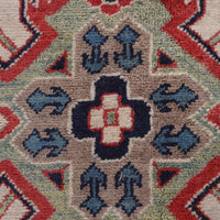 Ivory Oriental Kazak Afghan Hand-knotted Rug (KK-202)