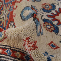 Ivory Oriental Kazak Afghan Hand-knotted Runner (KK-203)