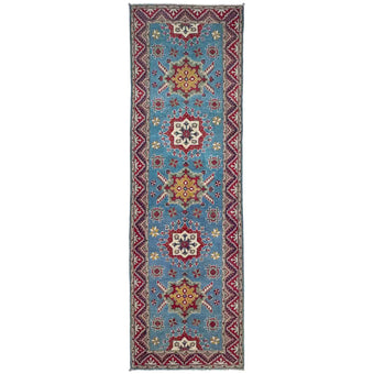 compare product Blue  Oriental Kazak Afghan Hand-knotted Rug (KK-268)