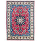 Red  Oriental Kazak Afghan Hand-knotted Rug (KK-270)