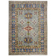 Grey Oriental Kazak Afghan Hand-knotted Rug (KK-272)