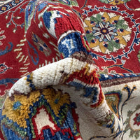 Red  Oriental Kazak Afghan Hand-knotted Rug (KK-271)