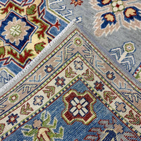 Grey Oriental Kazak Afghan Hand-knotted Rug (KK-272)