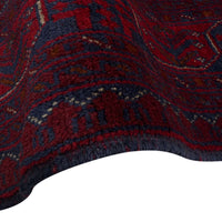 Red Khal Mohammadi Afghan Hand-knotted Rug (KM-463)